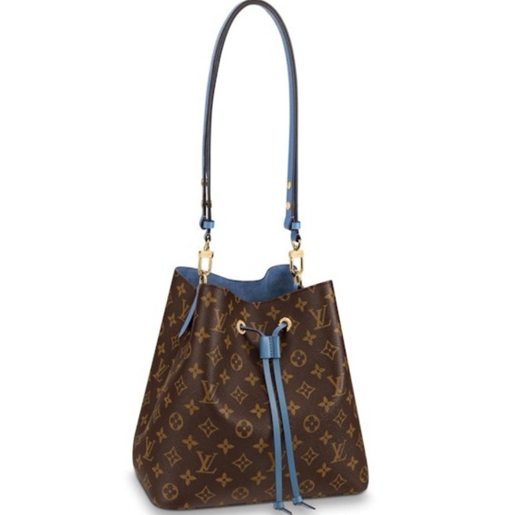 Louis Vuitton Handbags - Louis Vuitton Brown and Blue Monogram Shoulder Bag